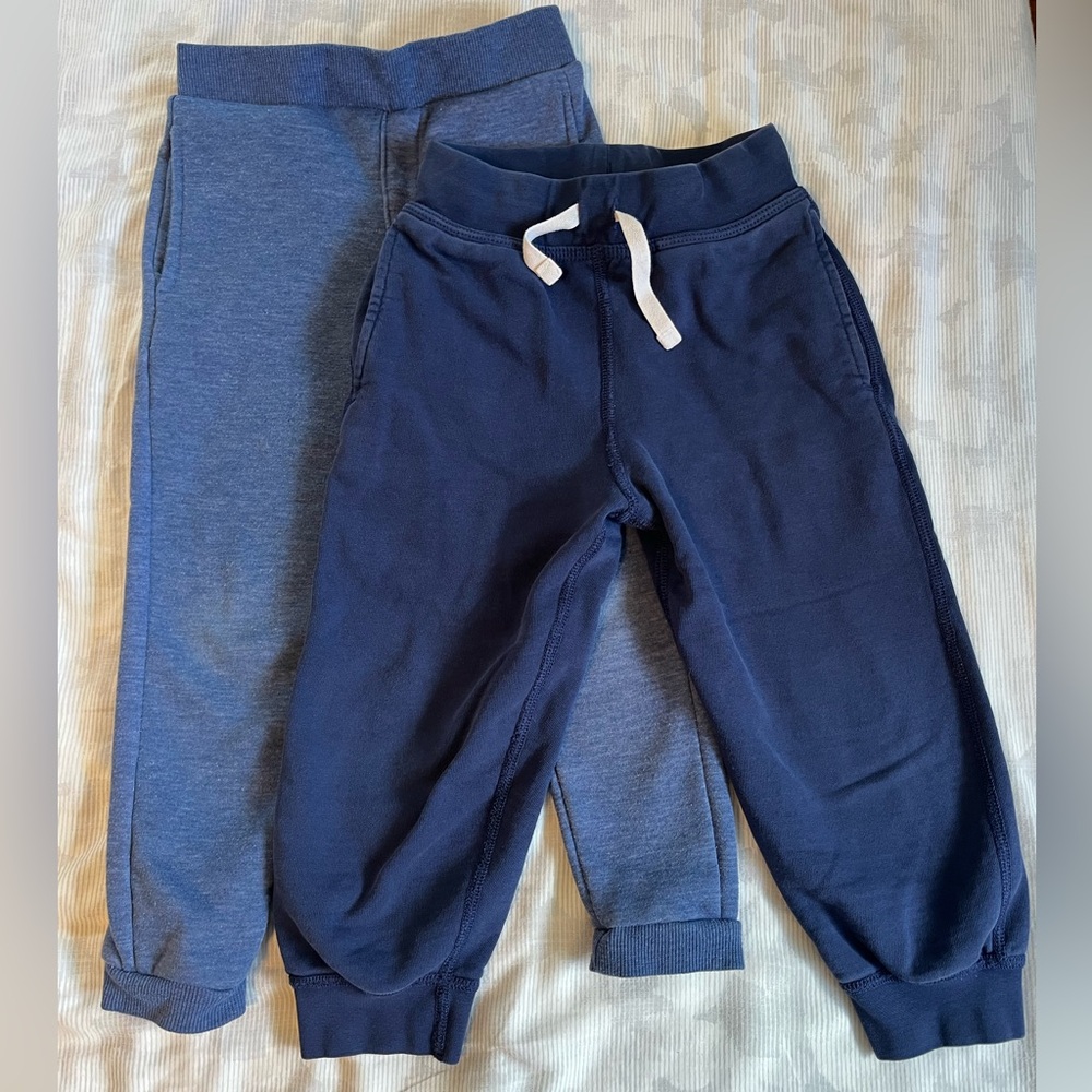 Hanna Anderson/ 7 For All Mankind Toddler Joggers/Pants- size 4T (Bundle of 2)